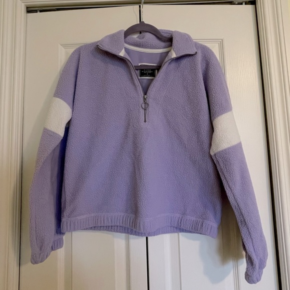 Abercrombie Colorblock Half Zip Sweater - Picture 1 of 6